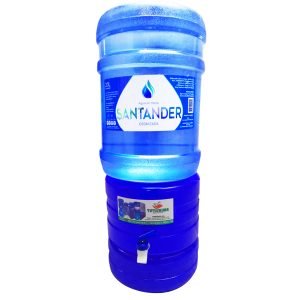 Surtidor azul + bidón de agua Santander
